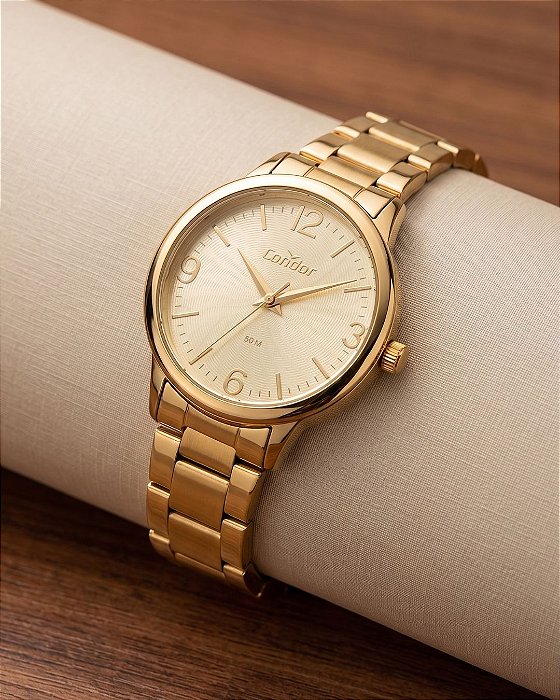 Relógio Condor Feminino Dourado CO2035NCI/4X