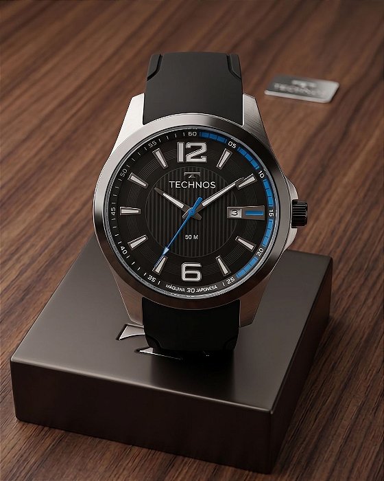 Relogio masculino Technos preto 2115KNW/8P