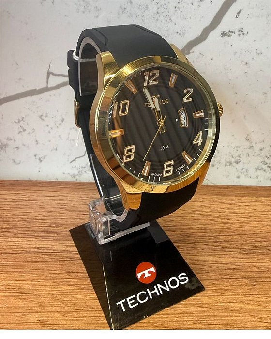 Relogio masculino Technos preto 2115KQA/8P