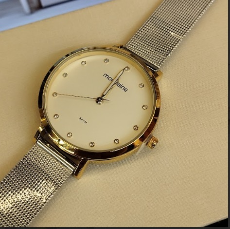 Relogio feminino Mondaine dourado 32847LPMVBE1