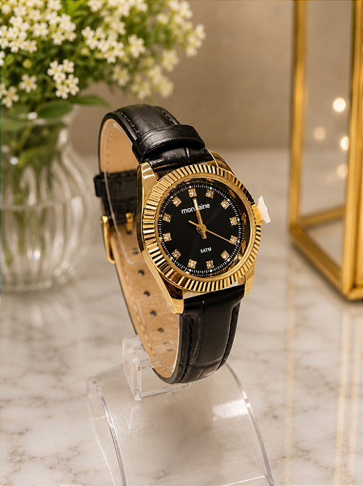 Relógio Mondaine Feminino de Couro - 32960LPMVDH2
