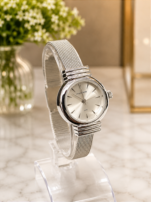 Relogio feminino Mondaine prata 99856L0MVNE2