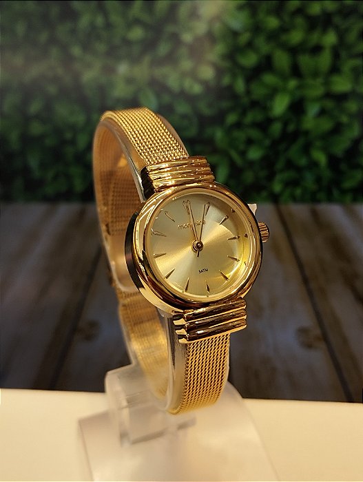 Relogio feminino Mondaine dourado 99856LPMVDE1