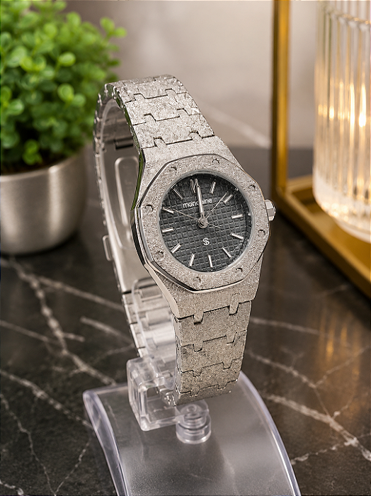 Relogio feminino Mondaine prata 40001L0MVNM4