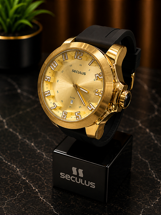 Relógio Seculus Dourado 20913GPSVDU5 L3/4