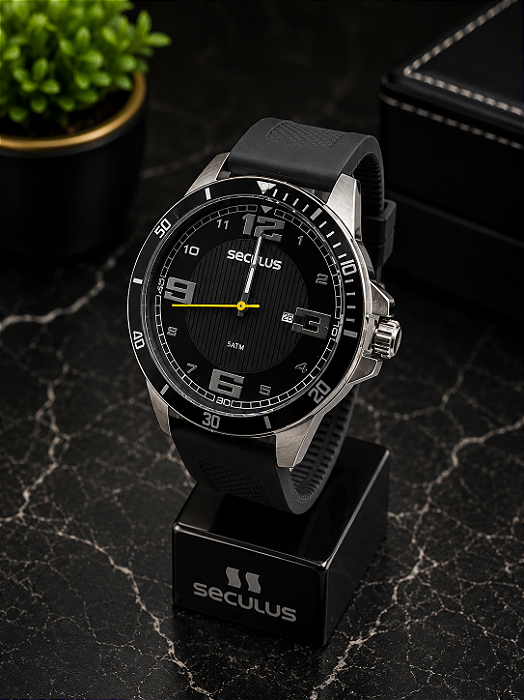 Relógio Seculus Prata 44228G0SVNU1 L5/6