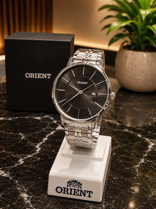 Relogio Prata Orient Masculino - MBSS1261 G1SX