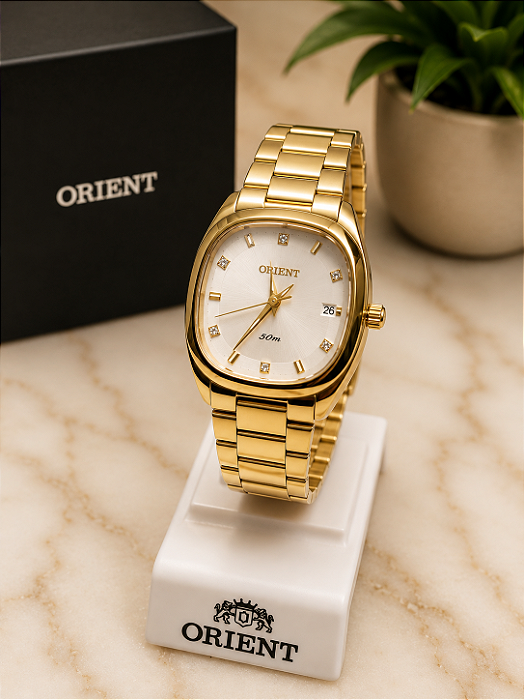 Relógio Feminino Orient Dourado - LGSS1022 B1KX