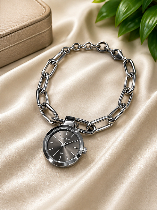 Relógio Feminino Lince Prata - LRM4875L24P1SX