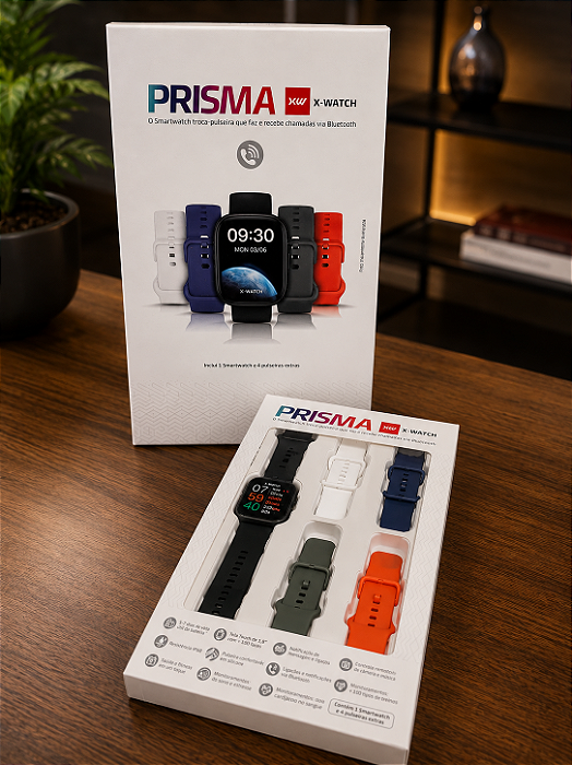 Relógio Smartwatch Masculino Troca Pulseira X-WATHC (Oriente) - XSWUQPI010A PXPX