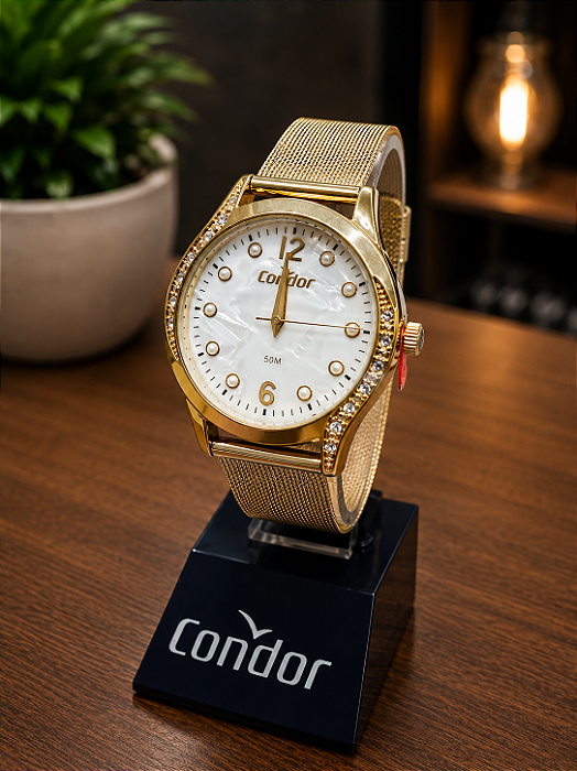 Relogio Feminino Condor Dourado - CO2035NSU/4B