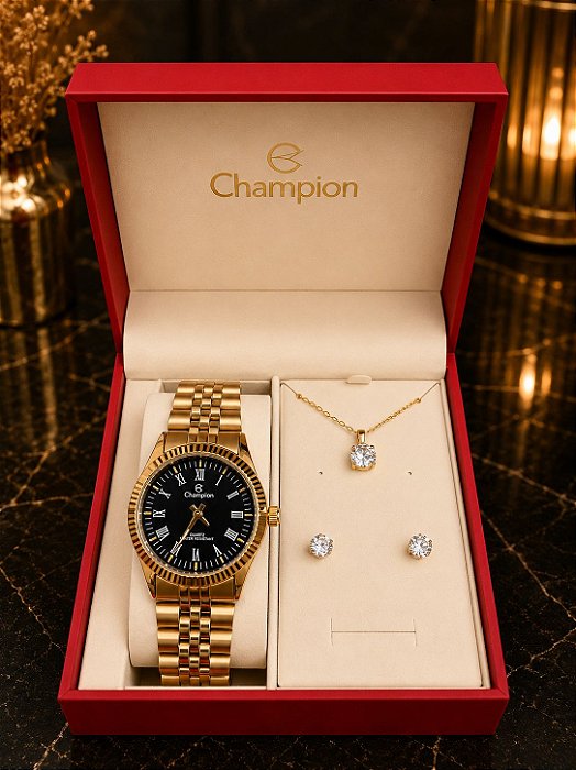 Kit Relógios Champion - CH22859N