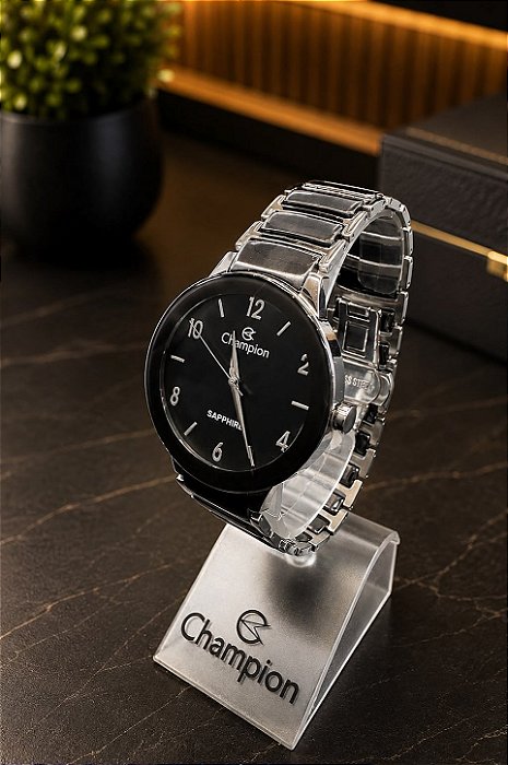 Relogio Champion Feminino Vidro de Safira/ Pulseira de Ceramica CA21866T