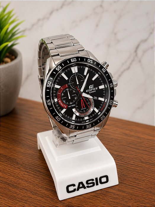 Relógio Casio Edifice Masculino Prata - EFV-620D-1A4VUDF