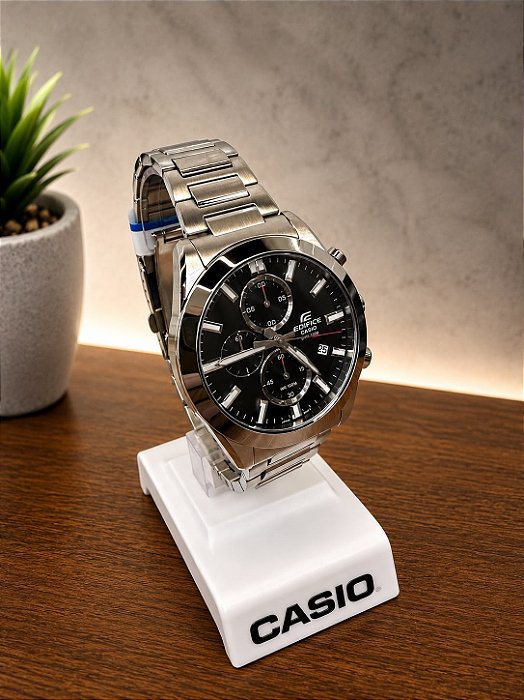 Relógio Casio Edifice Sapphire Masculino Prata - EFB-710D-1AVUDF