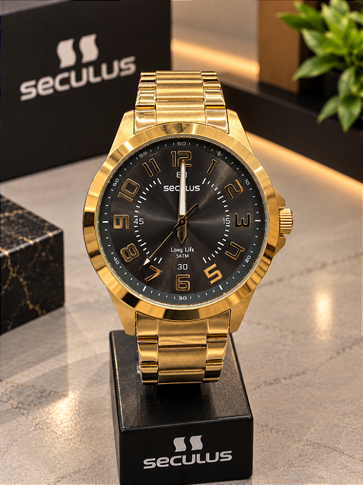 Relógio Masculino Seculus- 44296GPSVDA3