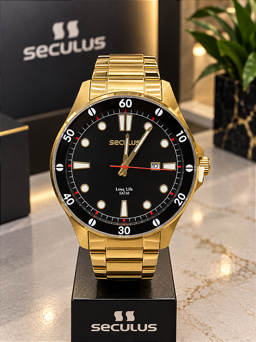 Relógio Masculino Seculus-23742GPSVDA2