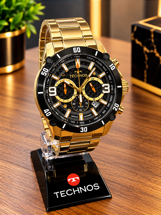 Relogio Masculino Technos Dourado JS25DH/1P