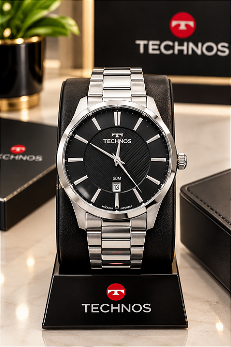 Relógio Technos Masculino Prata 2115TXR/1P