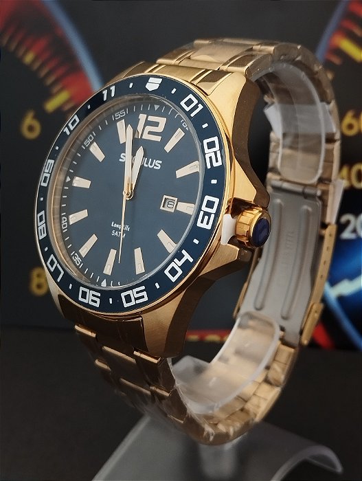 RELÓGIO SECULUS MASCULINO LONG LIFE 20809GPSVDA2