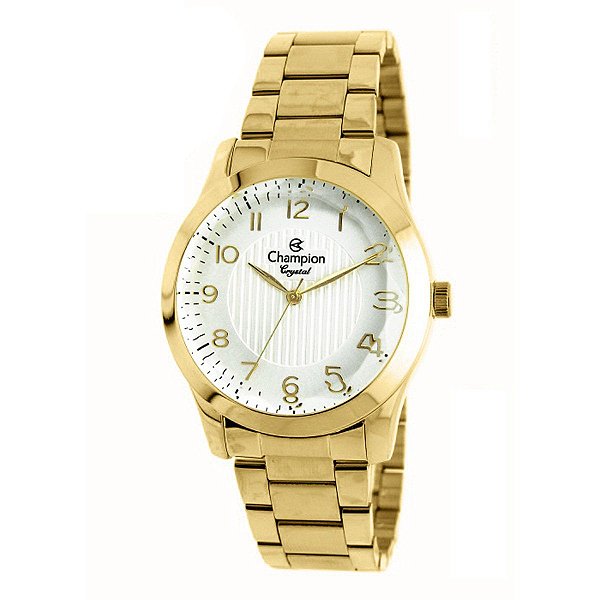 RELÓGIO CHAMPION DOURADO FEMININO