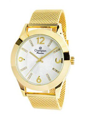 RELÓGIO FEMININO DOURADO CHAMPION - CN28713M