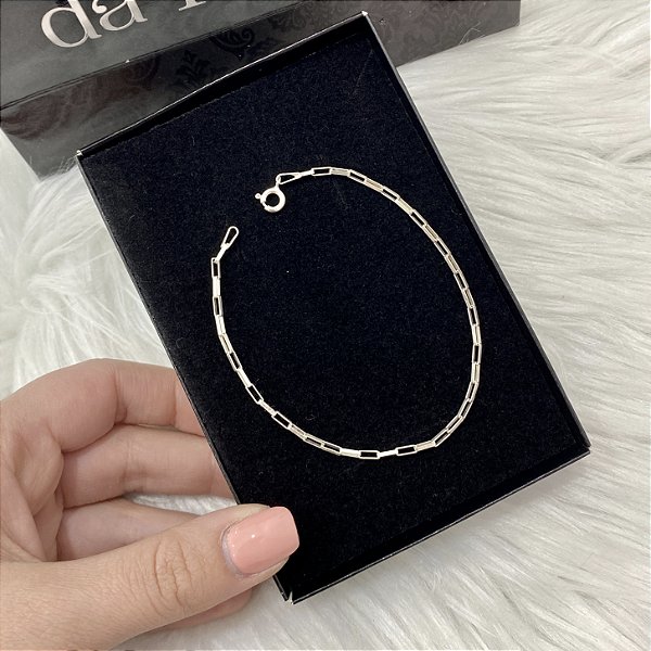 Pulseira de Prata Cartier Quadrada