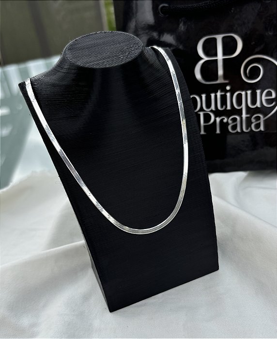 Colar de Prata Laminada