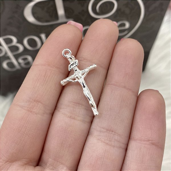 Pingente de Prata Crucifixo