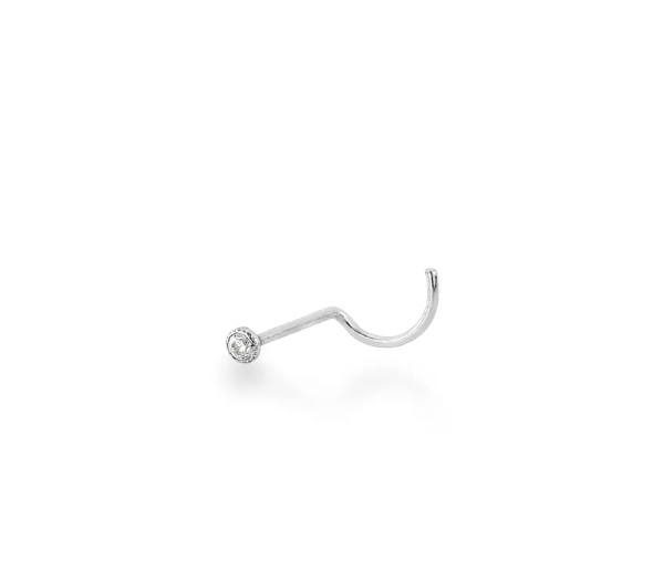 Piercing de Prata Nariz Nostril