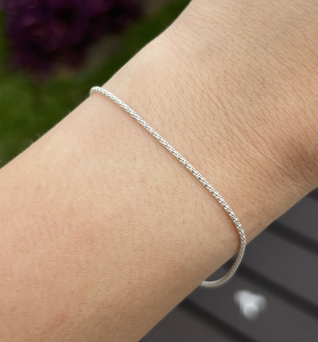 Pulseira de Prata Pipoca