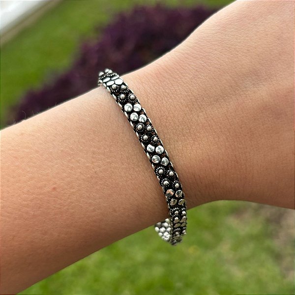Pulseira de Prata Bali