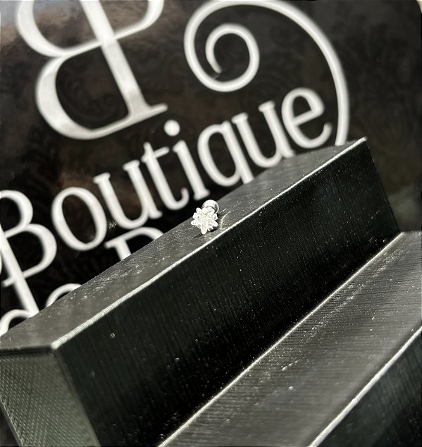 Piercing de Prata Micro Reto Estrela