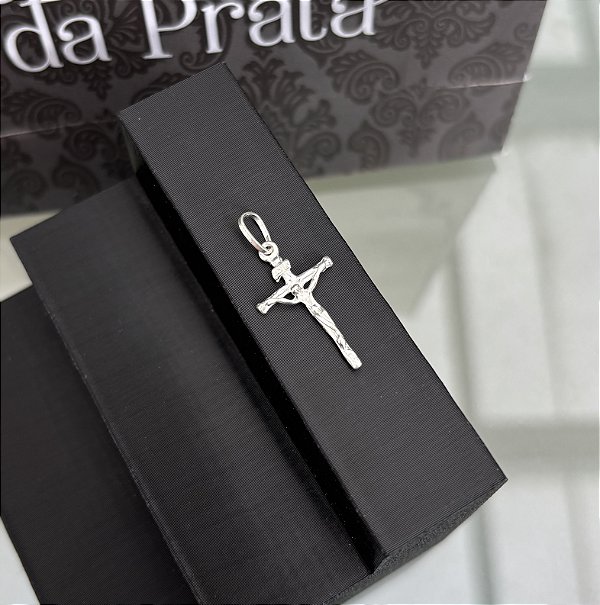 Pingente de Prata Crucifixo