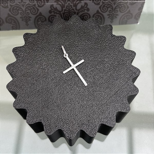 Pingente de Prata Cruz Lisa