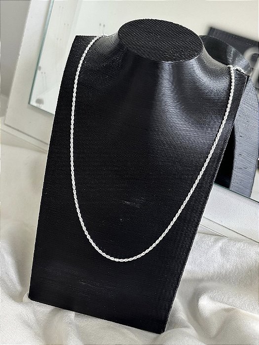 Colar de Prata Cordão Baiano fina