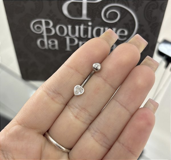 Piercing de Umbigo Coração