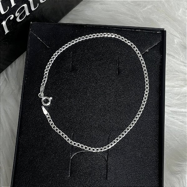 Pulseira de Prata Grumet 2mm