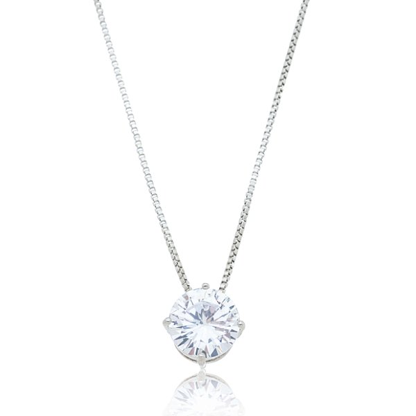 Corrente Pingente Zircônia