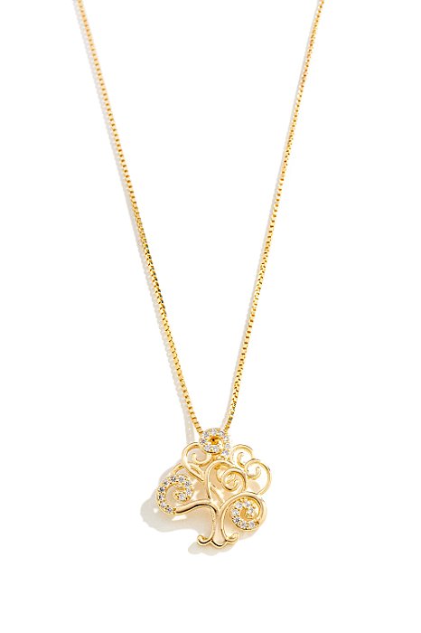 Corrente Árvore da Vida Cravejada