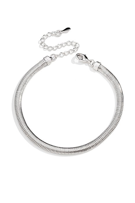 Pulseira Malha Ródio Branco