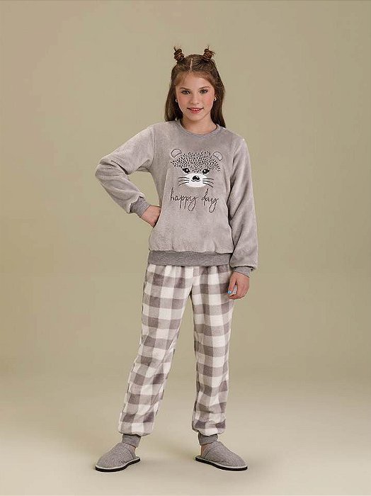 Pijama Menina Fleece 1310
