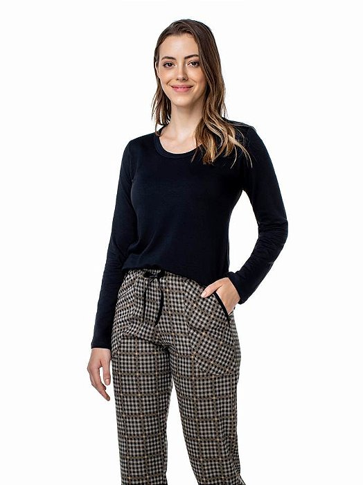 Pijama Feminino Moletinho 1078