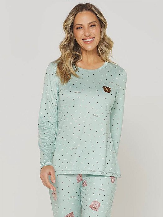 Pijama longo feminino 0334