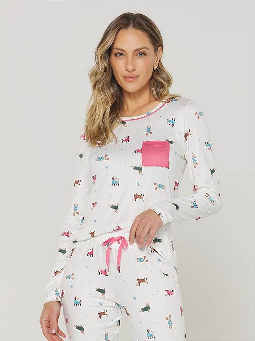 Pijama Feminino Longo 0360