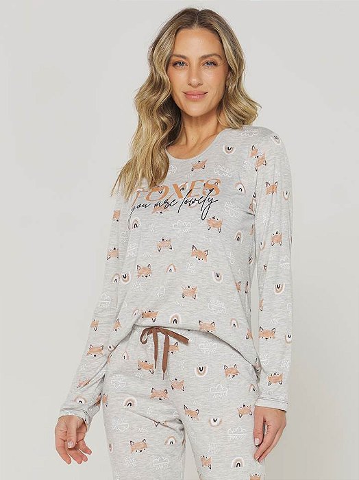 Pijama Feminino Longo 0382