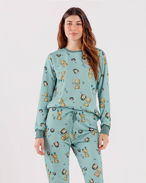 Pijama Feminino Moletinho 10538