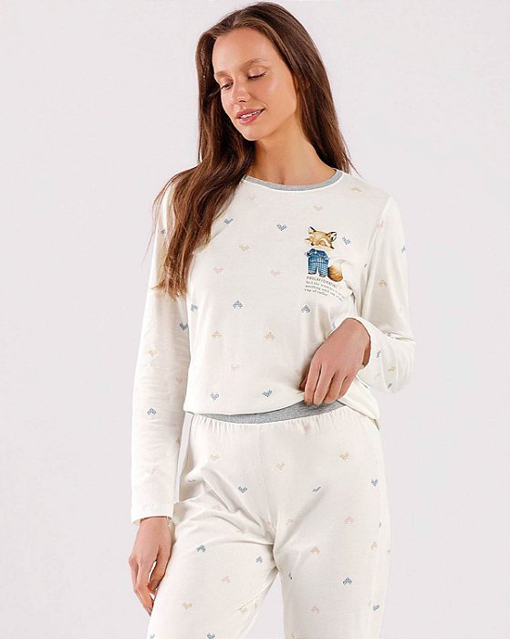 Pijama Feminino Longo 10570