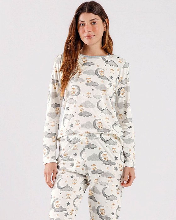 Pijama Feminino Longo 10628
