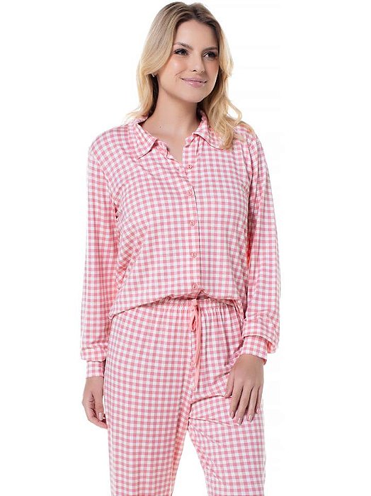Pijama Feminino Longo Aberto 1306